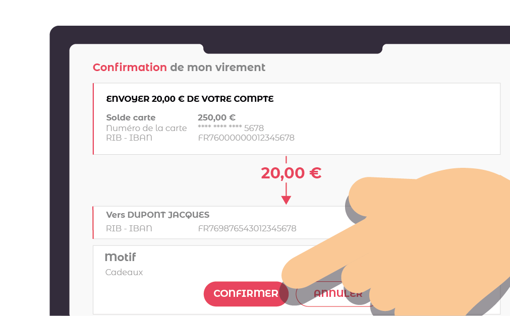 comment faire un virement pcs