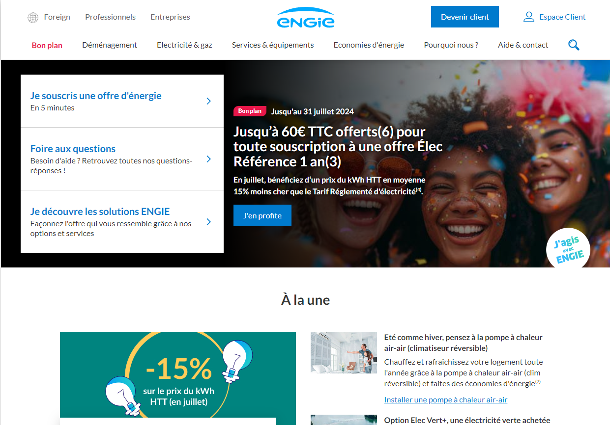 Communiquer son IBAN à ENGIE 2
