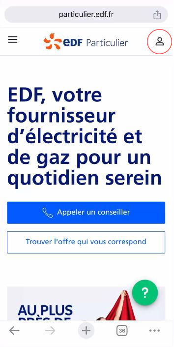 Communiquer son IBAN à EDF 2