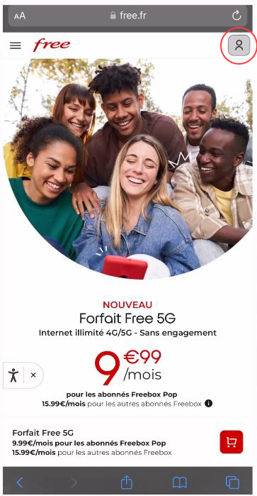Communiquer son IBAN a Free Mobile MyPCS France