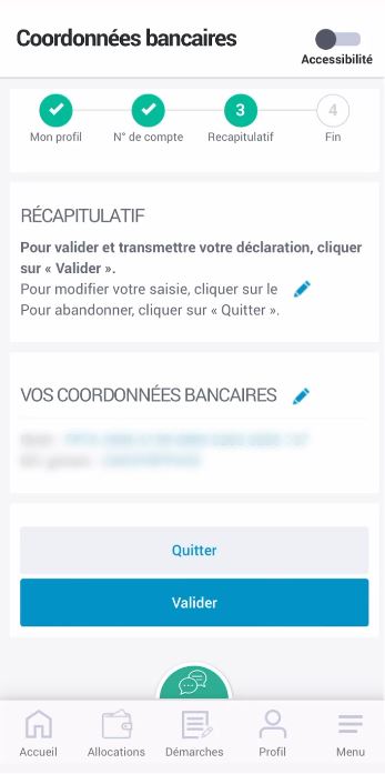 Communiquer votre IBAN à la CAF 16