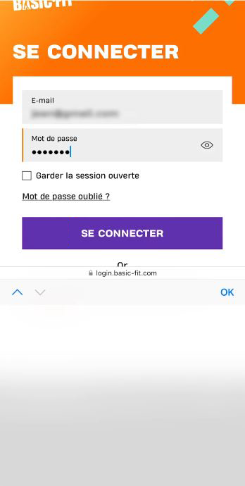 Communiquez son IBAN à Basic Fit 4