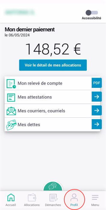 Communiquer votre IBAN à la CAF 4