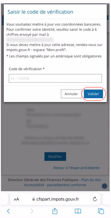Communiquer son IBAN aux Impôts 12