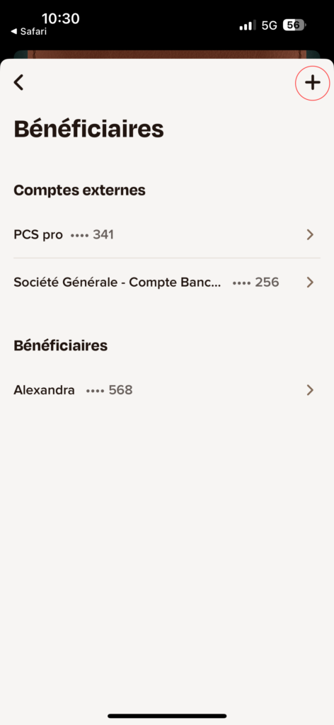 Communiquer son IBAN à Sumeria (ex Lydia) 13